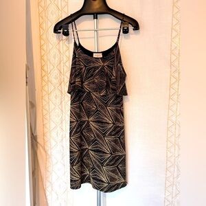 Everly Black with Metallic Sparkly Gold. NWOT size L